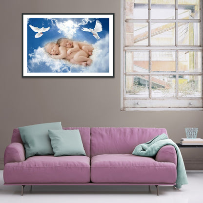Baby - Full Round Drill Diamond Painting 30*40CM