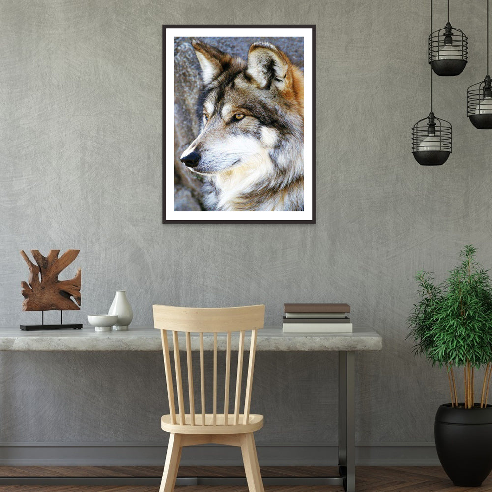 Wolf - Full Round Drill Diamond Painting 30*40CM