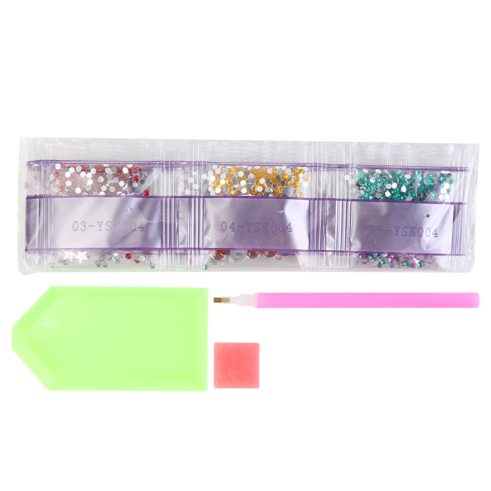 DIY Special Shaped Diamond Painting Violin 50 Pages A5 Drawing Notebook