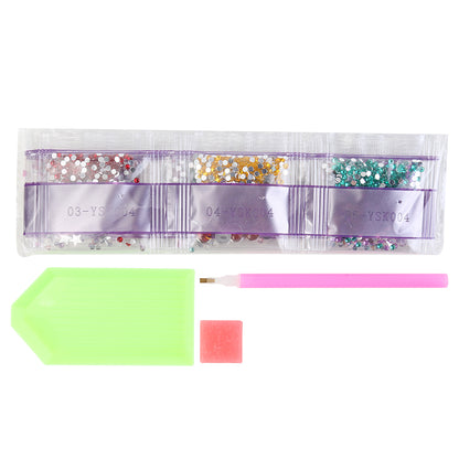DIY Special Shaped Diamond Painting Violin 50 Pages A5 Drawing Notebook