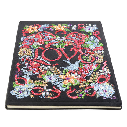 DIY LOVE Special Shaped Diamond Painting 50 Page A5 Sketchbook Drawing Book
