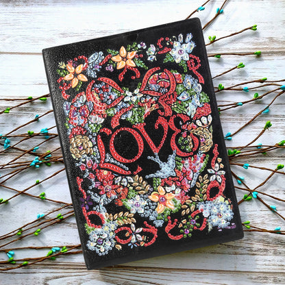 DIY LOVE Special Shaped Diamond Painting 50 Page A5 Sketchbook Drawing Book
