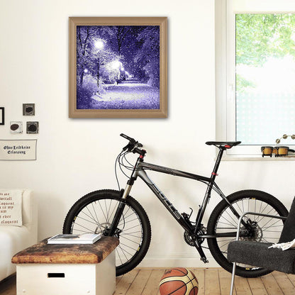 Snowing - Full Round Drill Diamond Painting 30*30CM