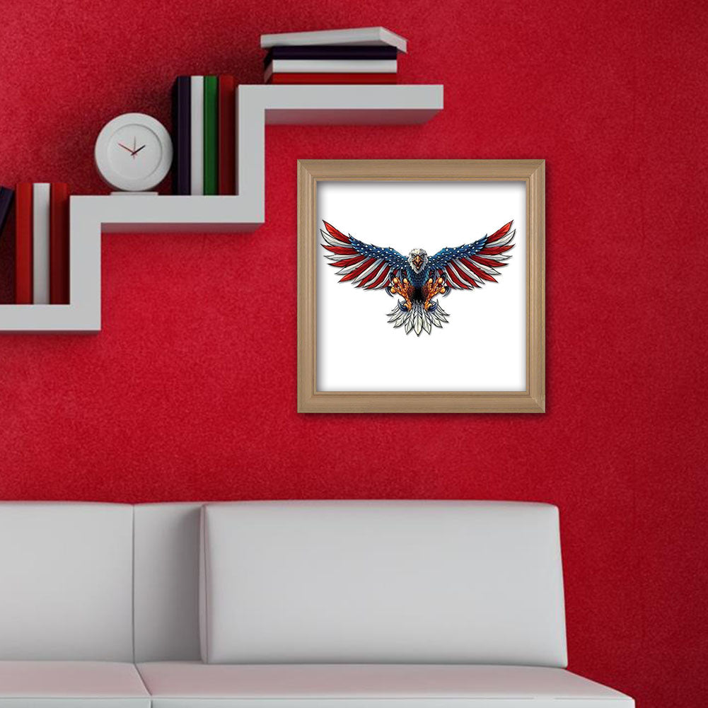 American Eagle - Full Round Drill Diamond Painting 30*30CM