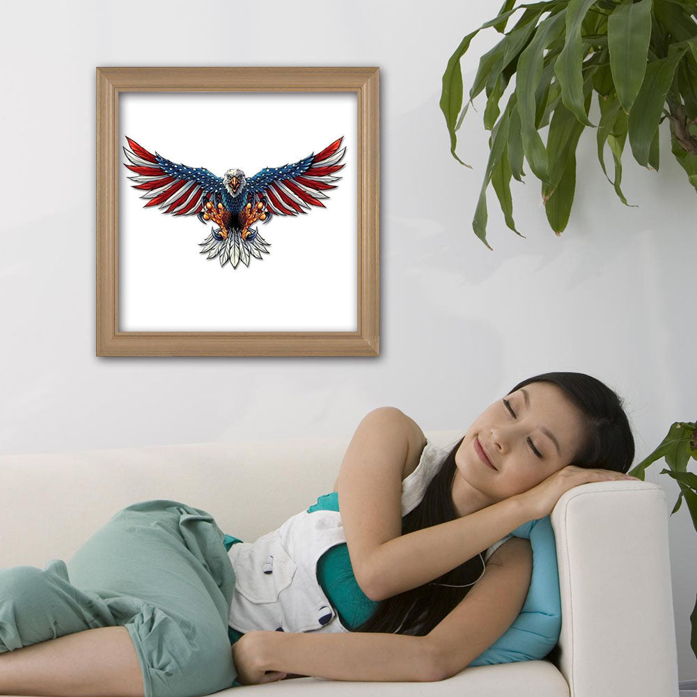 American Eagle - Full Round Drill Diamond Painting 30*30CM