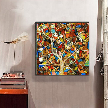 Tree - Full Round Drill Diamond Painting 30*30CM
