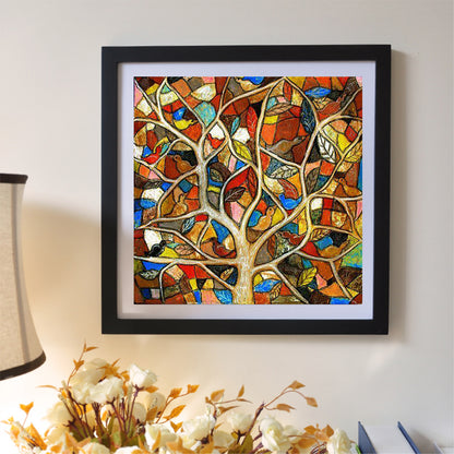 Tree - Full Round Drill Diamond Painting 30*30CM