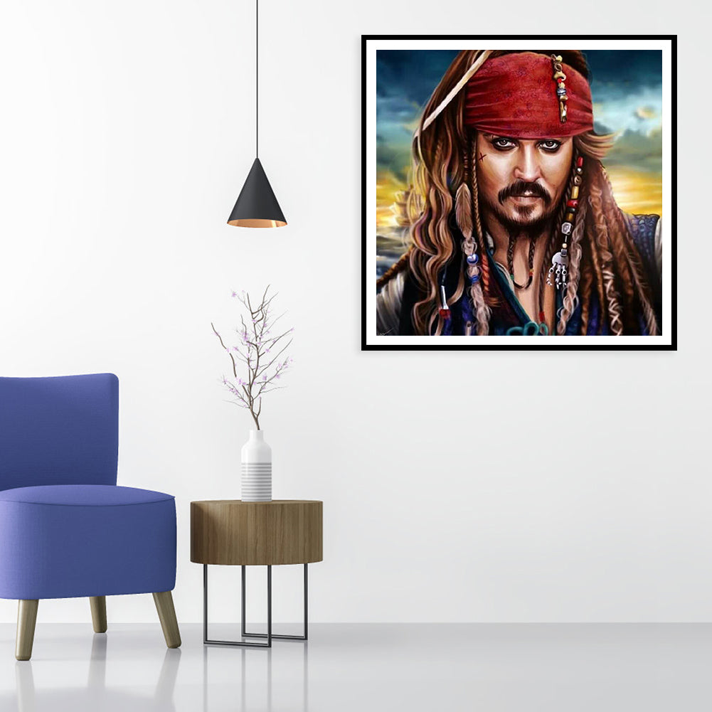 Pirate - Full Round Drill Diamond Painting 30*30CM