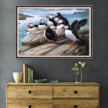 Puffin - Full Round Drill Diamond Painting 40*30CM