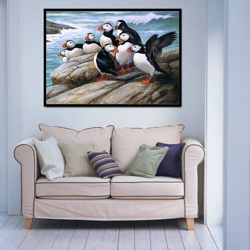 Puffin - Full Round Drill Diamond Painting 40*30CM