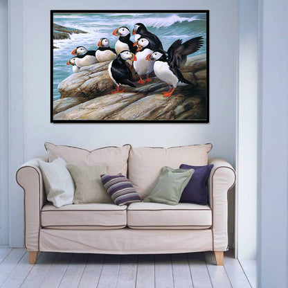 Puffin - Full Round Drill Diamond Painting 40*30CM