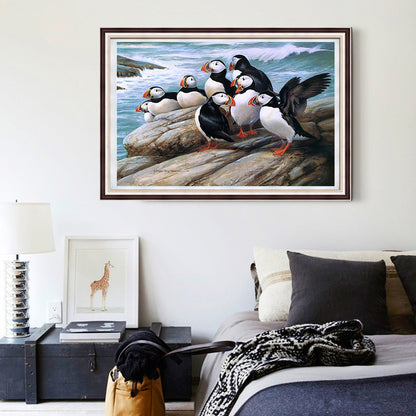 Puffin - Full Round Drill Diamond Painting 40*30CM