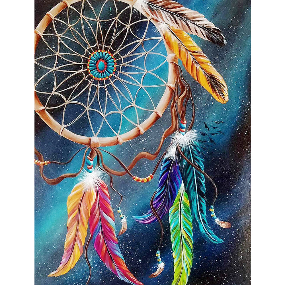 Dreamcatcher - Full Round Drill Diamond Painting 30*40CM