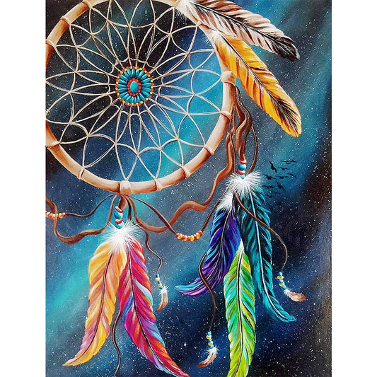 Dreamcatcher - Full Round Drill Diamond Painting 30*40CM
