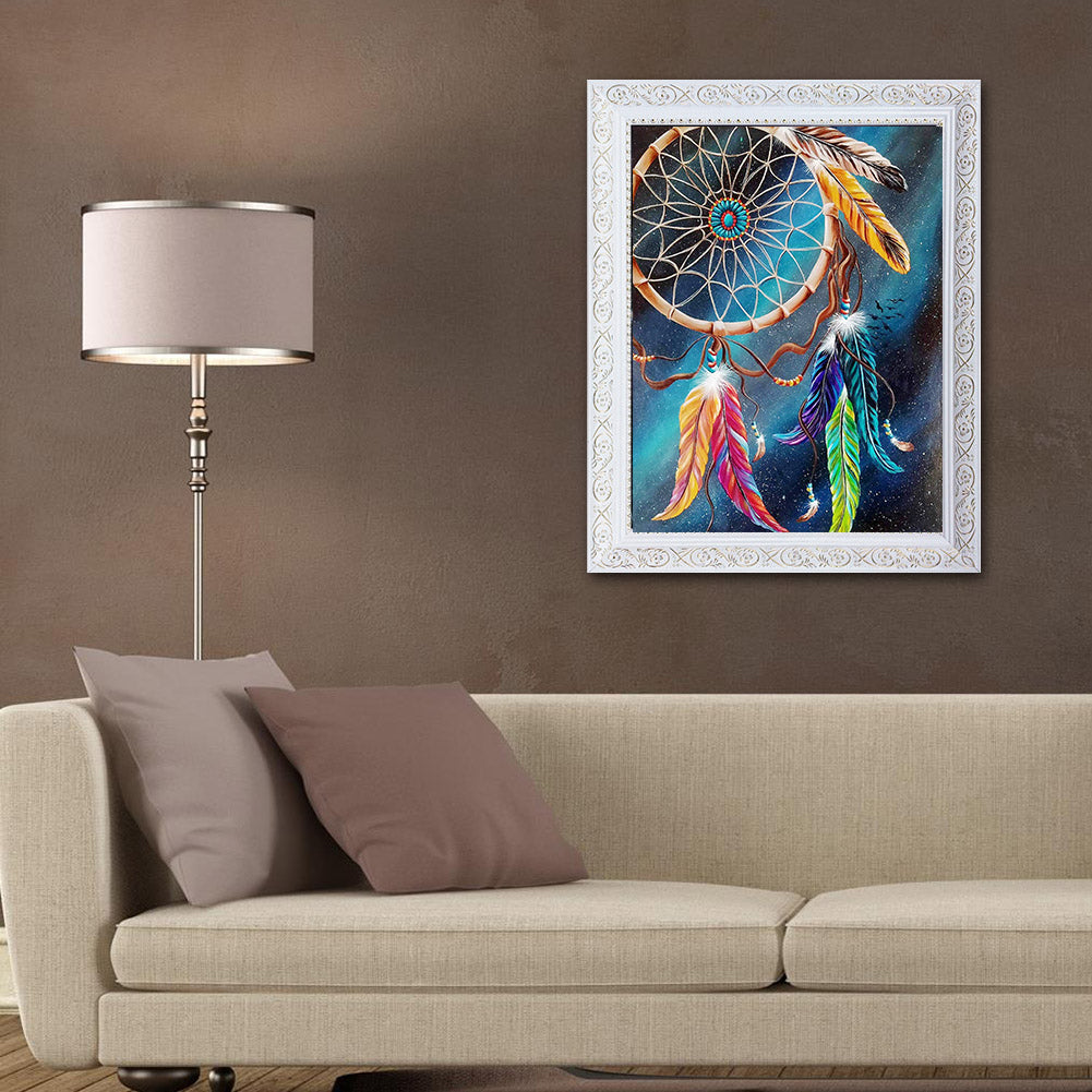 Dreamcatcher - Full Round Drill Diamond Painting 30*40CM