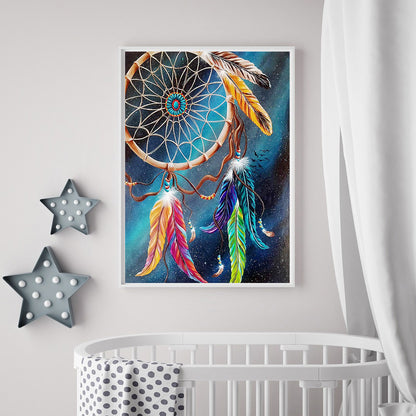 Dreamcatcher - Full Round Drill Diamond Painting 30*40CM