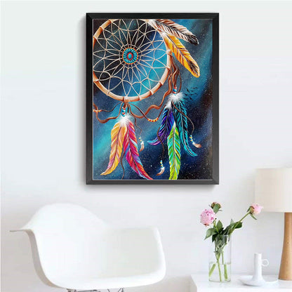 Dreamcatcher - Full Round Drill Diamond Painting 30*40CM