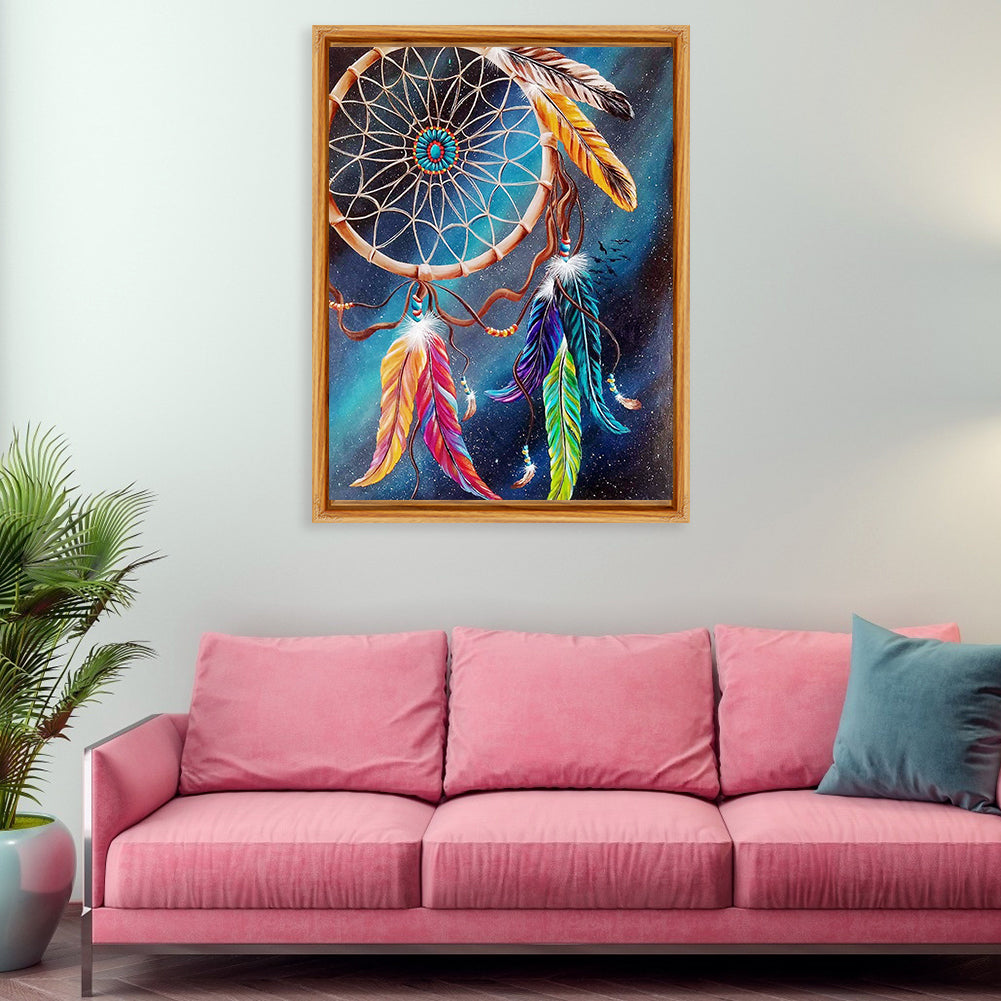 Dreamcatcher - Full Round Drill Diamond Painting 30*40CM