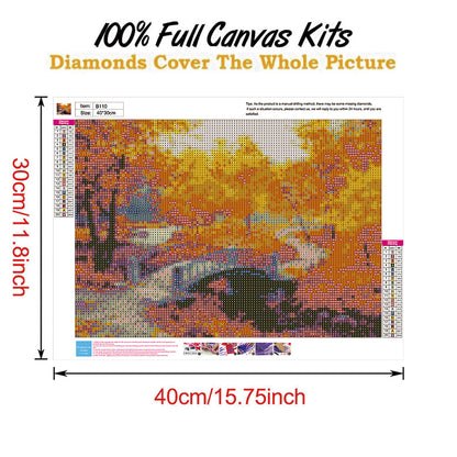 Scenery - Full Round Drill Diamond Painting 40*30CM