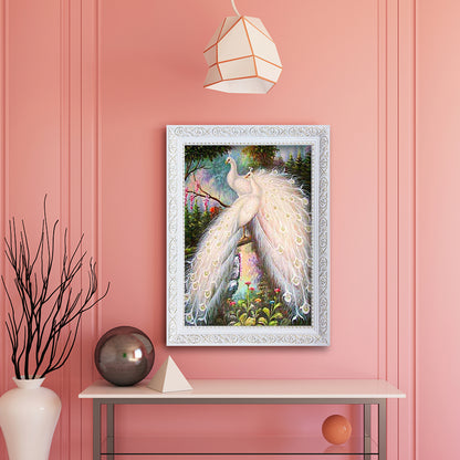 Peafowl - Full Round Drill Diamond Painting 30*40CM