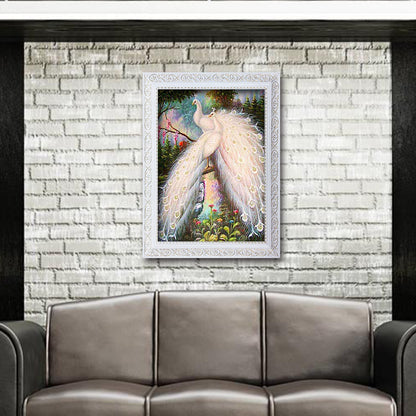 Peafowl - Full Round Drill Diamond Painting 30*40CM