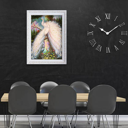 Peafowl - Full Round Drill Diamond Painting 30*40CM