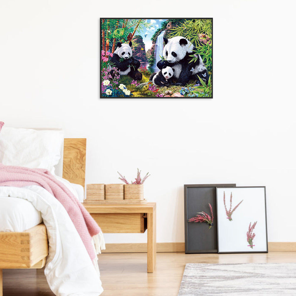Panda - Full Round Drill Diamond Painting 40*30CM