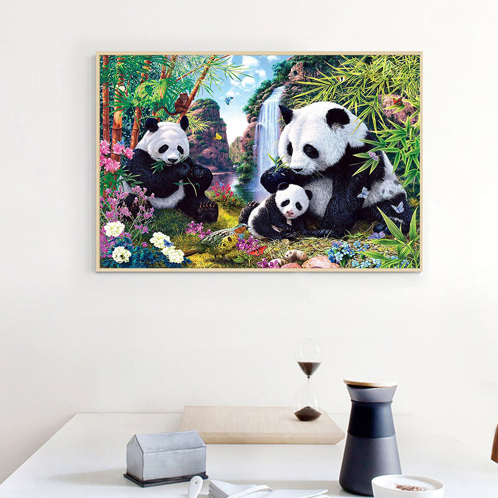 Panda - Full Round Drill Diamond Painting 40*30CM