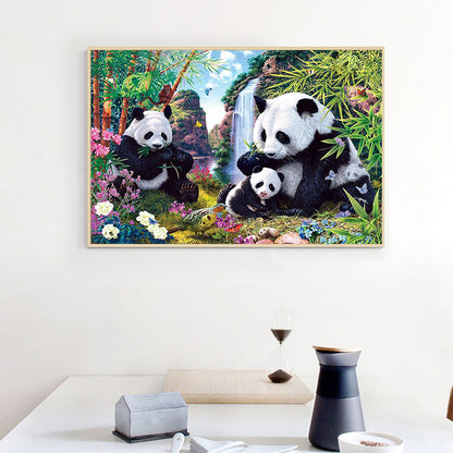 Panda - Full Round Drill Diamond Painting 40*30CM