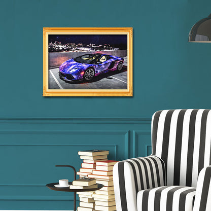 Car - Full Round Drill Diamond Painting 40*30CM