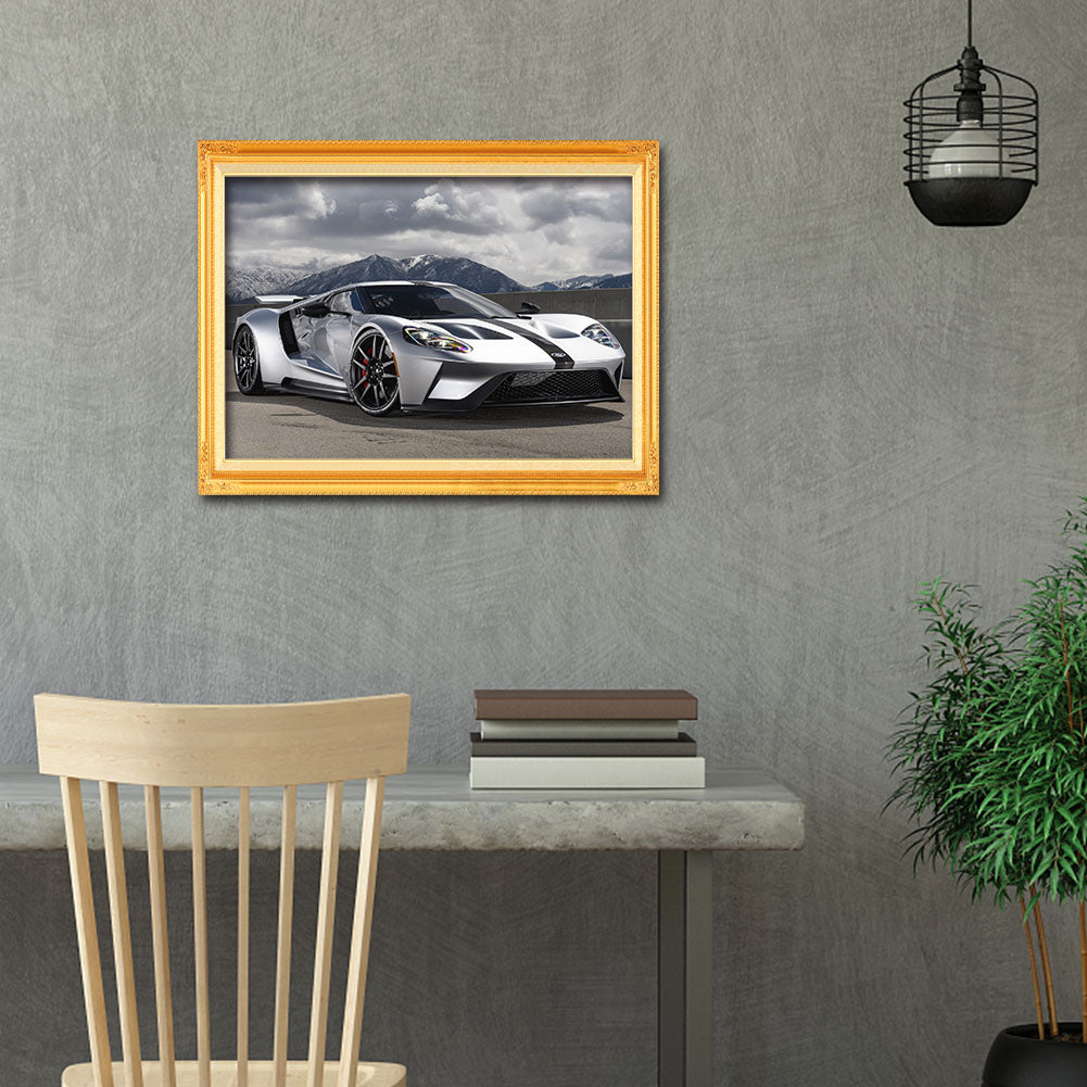 Car - Full Round Drill Diamond Painting 40*30CM
