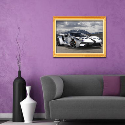 Car - Full Round Drill Diamond Painting 40*30CM