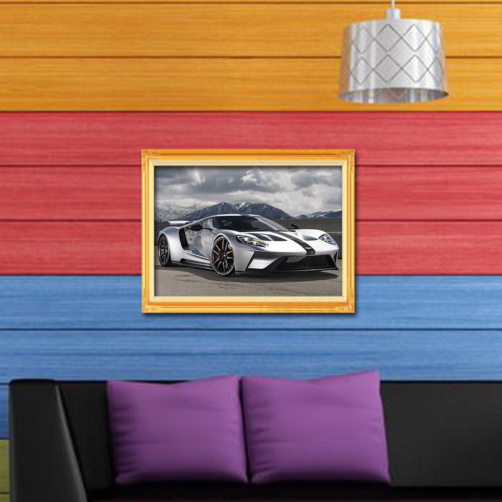 Car - Full Round Drill Diamond Painting 40*30CM