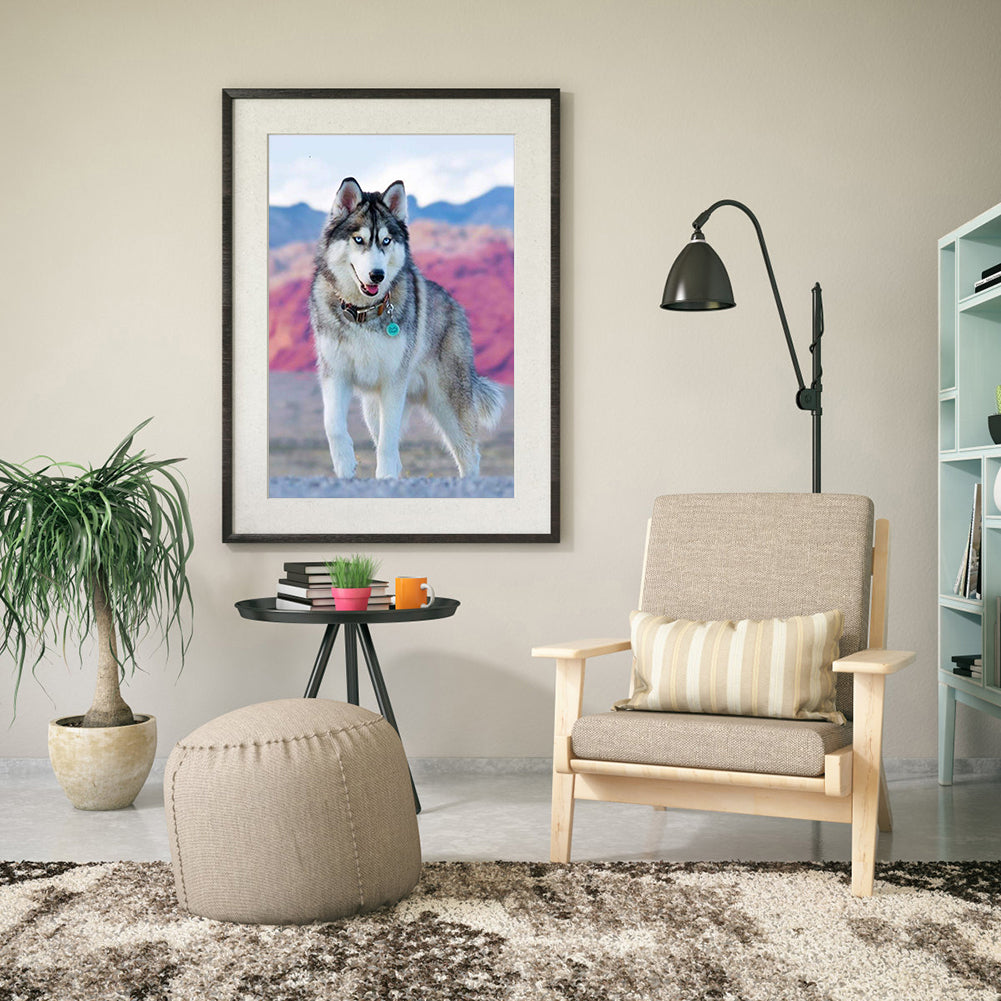 Wolf Animal - Full Round Drill Diamond Painting 30*40CM