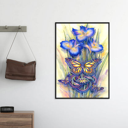 Flower - Full Round Drill Diamond Painting 30*40CM
