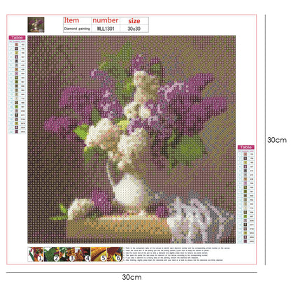 Flower Bouquet - Full Round Drill Diamond Painting 30*30CM