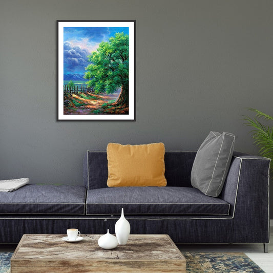 Wonderful Tree - Full Round Drill Diamond Painting 25*30CM