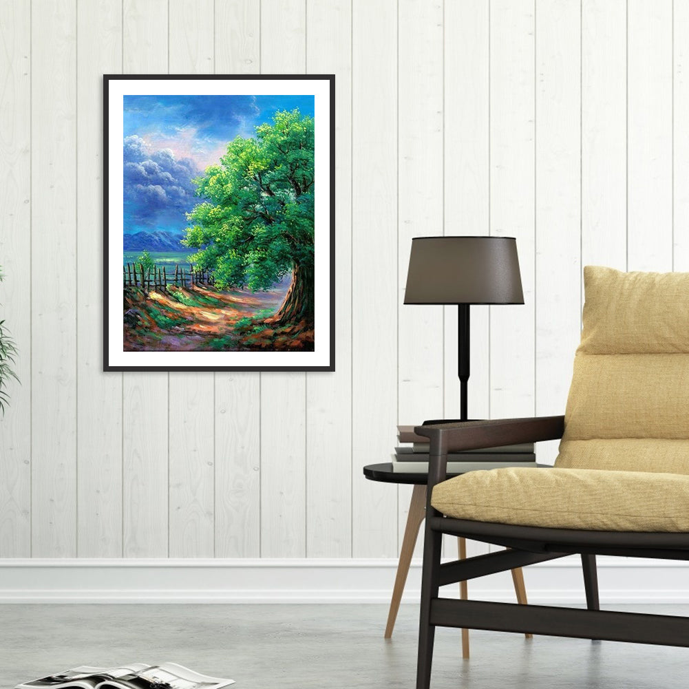 Wonderful Tree - Full Round Drill Diamond Painting 25*30CM