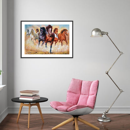 Horse - Full Round Drill Diamond Painting 40*30CM