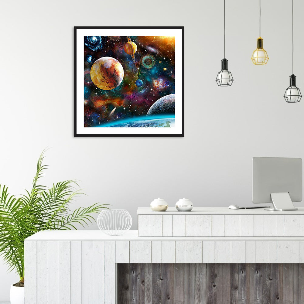 Universe - Full Round Drill Diamond Painting 30*30CM