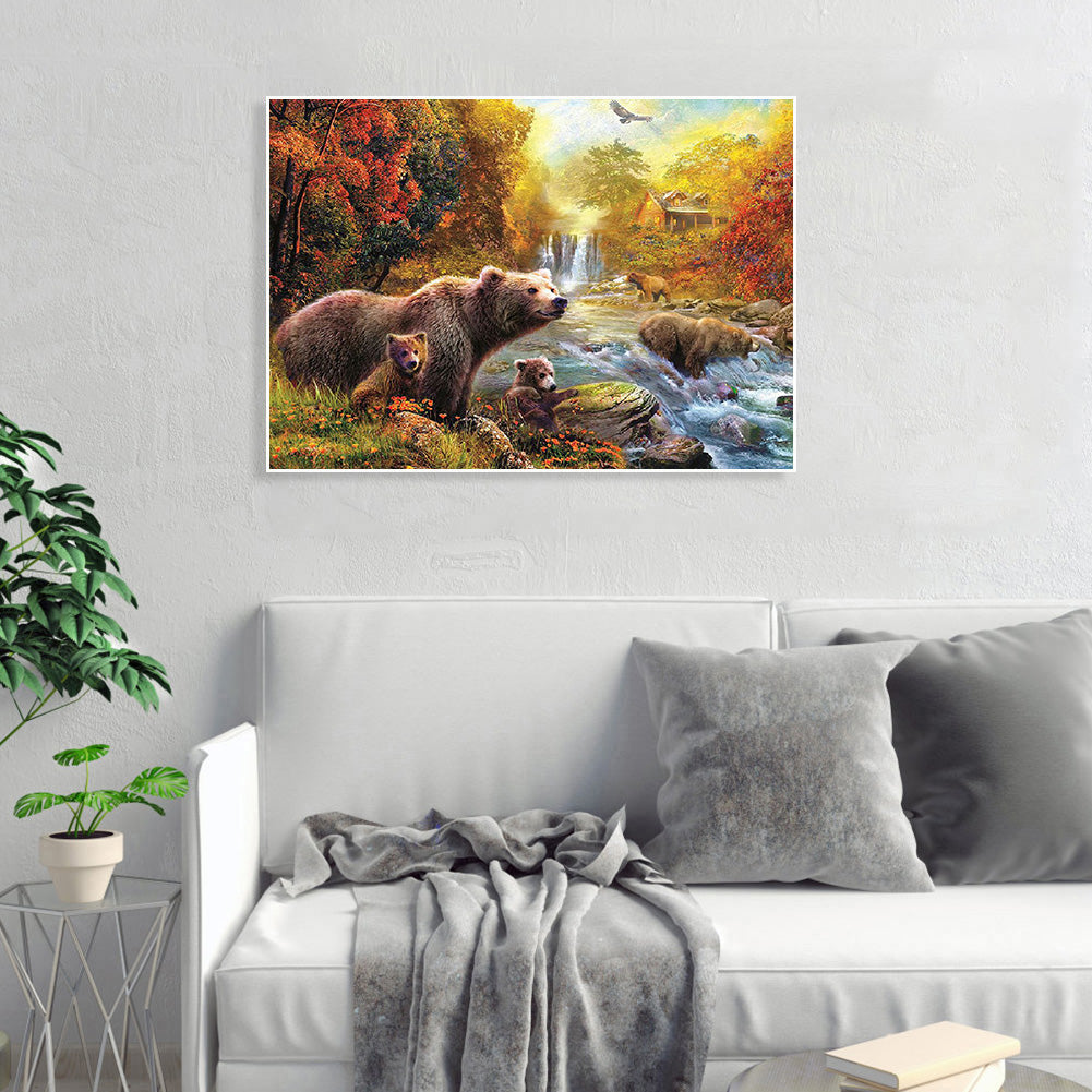 Animal - Full Round Drill Diamond Painting 40*30CM