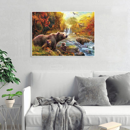Animal - Full Round Drill Diamond Painting 40*30CM
