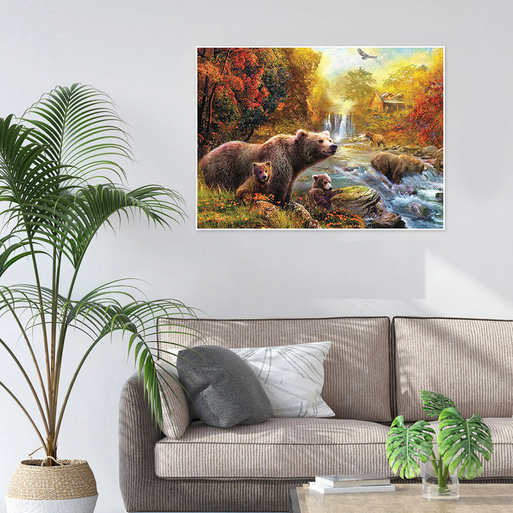 Animal - Full Round Drill Diamond Painting 40*30CM