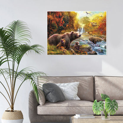 Animal - Full Round Drill Diamond Painting 40*30CM