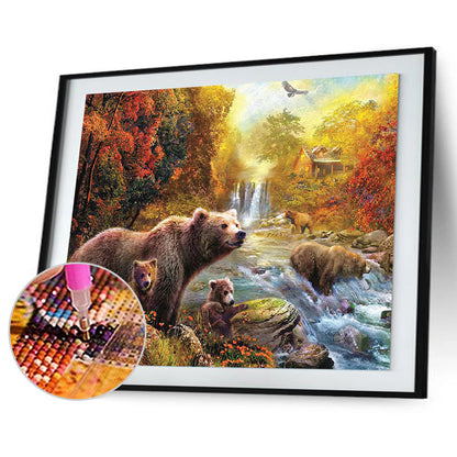 Animal - Full Round Drill Diamond Painting 40*30CM