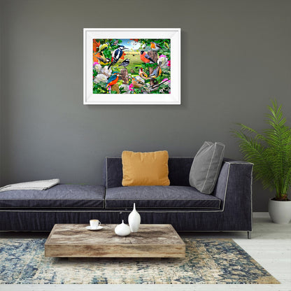 Bird - Full Round Drill Diamond Painting 40*30CM