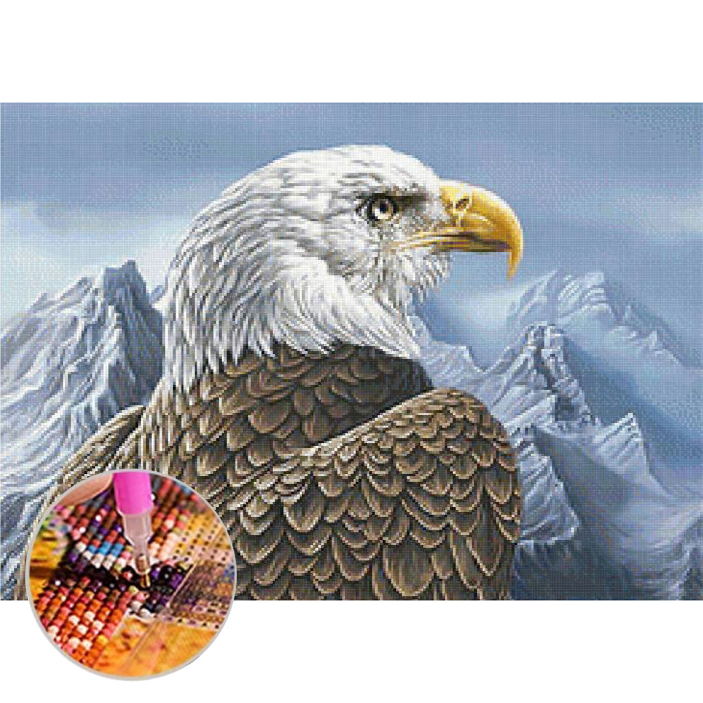 Eagle - Full Round Drill Diamond Painting 30*40CM