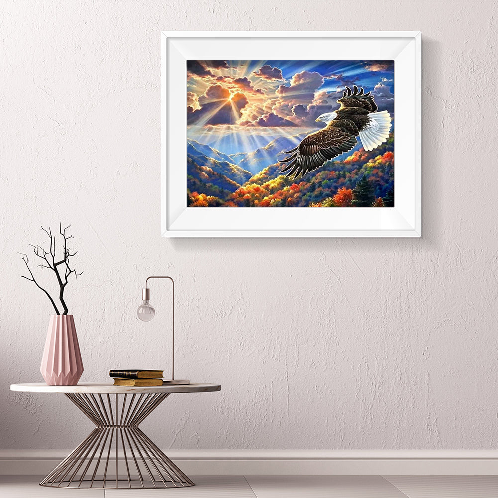 Eagle - Full Round Drill Diamond Painting 30*40CM