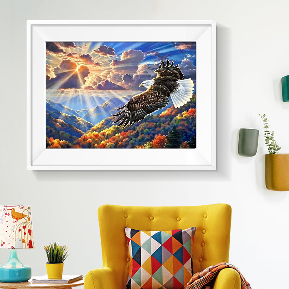 Eagle - Full Round Drill Diamond Painting 30*40CM