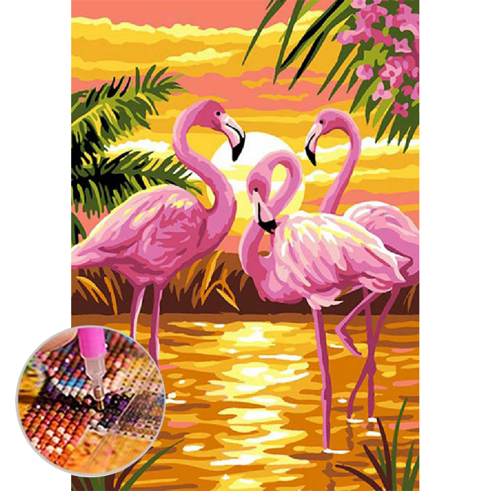 Bird - Full Round Drill Diamond Painting 30*40CM